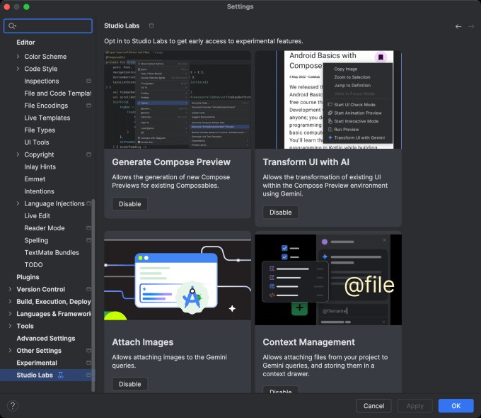 android studio adds ‘agentic ai’ with journeys feature, agent mode