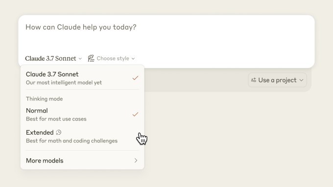 anthropic launches a new ai model that ‘thinks’ as long as you want