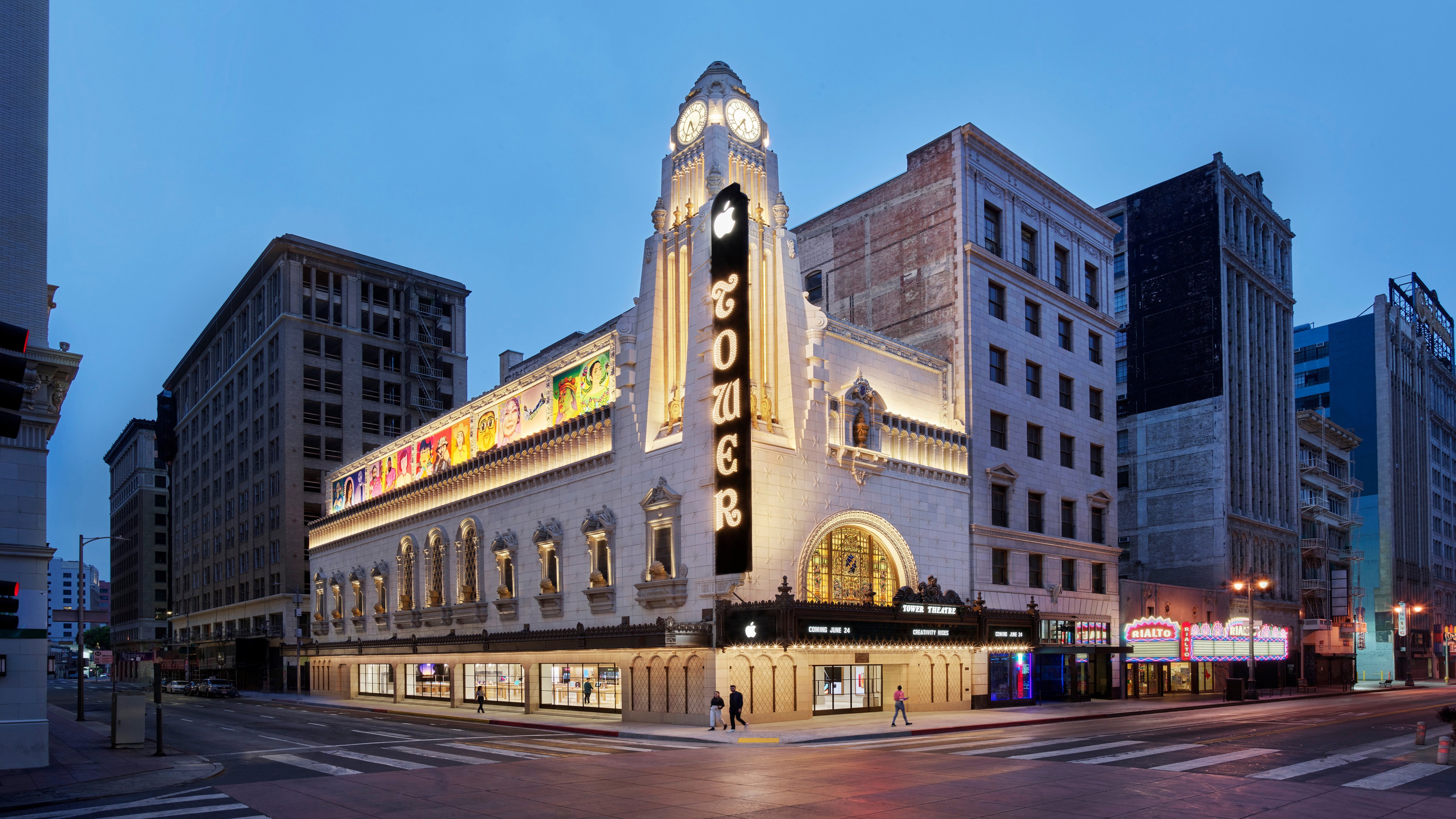 apple is opening a store in downtown la’s nearly 100-year-old tower theatre