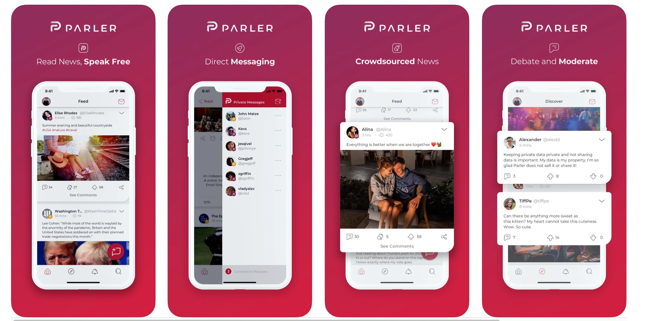 apple suspends parler from app store