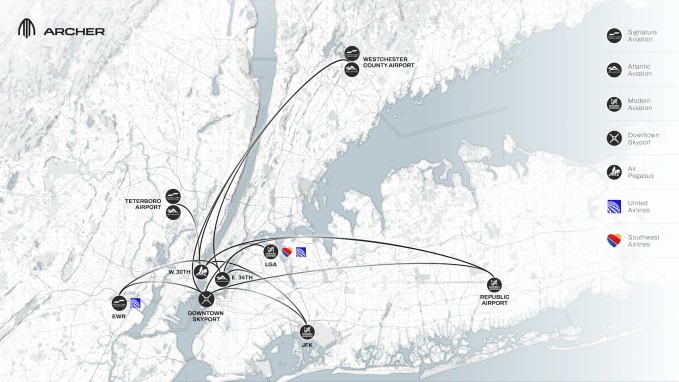 archer aviation wants to help new yorkers skip airport traffic with electric air taxis