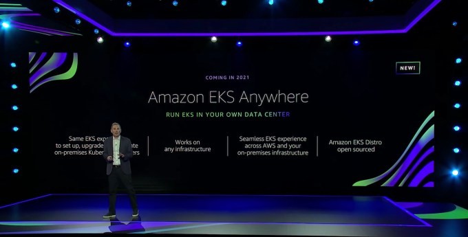aws brings ecs, eks services to the data center, open sources eks