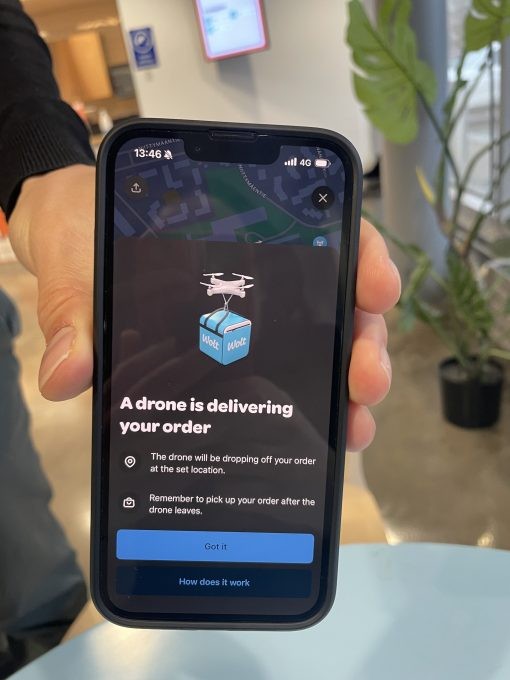 behind the scenes of drone food delivery in finland