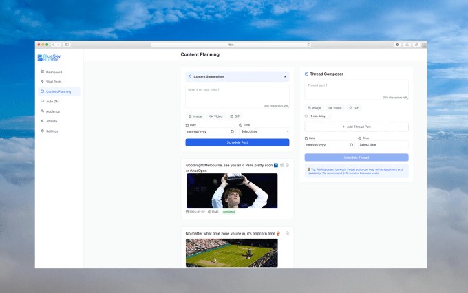 bluesky gets growth and analytics tools with blueskyhunter launch