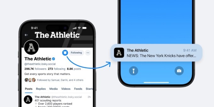 bluesky users can customize their notifications, including activity alerts from their favorite accounts
