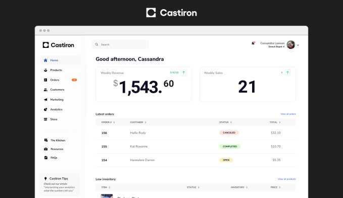 castiron serves up a $6m seed round to support ‘food artisans’