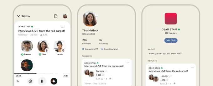 clubhouse rolls out replay to let users record live rooms and share them later