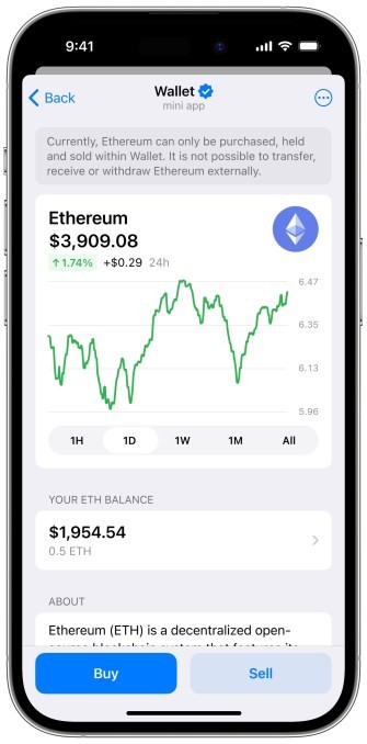 crypto wallet integrated with telegram introduces crypto trading and yield features