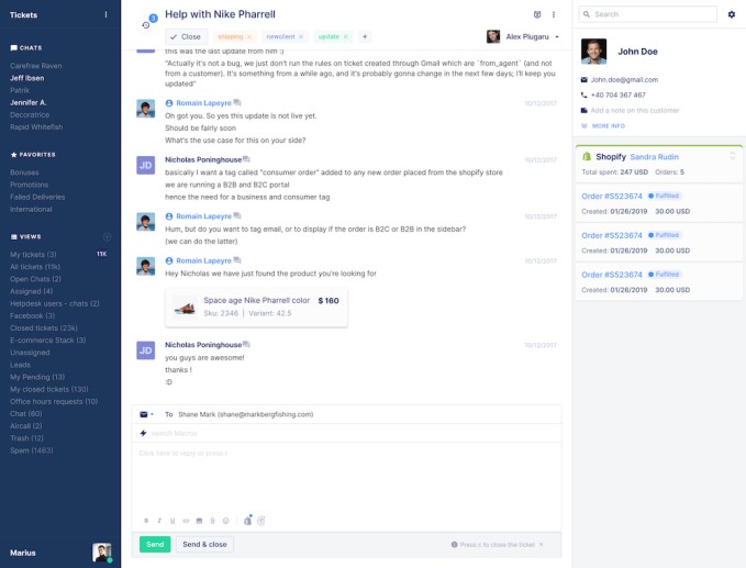 customer support startup gorgias raises $25m