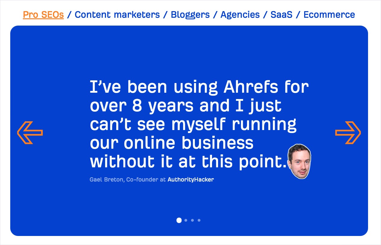 demand curve: how ahrefs’ homepage educates prospects to purchase