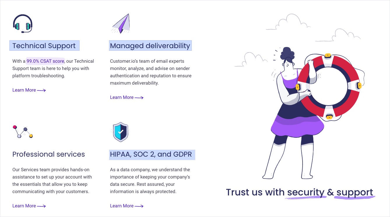 demand curve: how customer.io’s homepage converts readers into customers