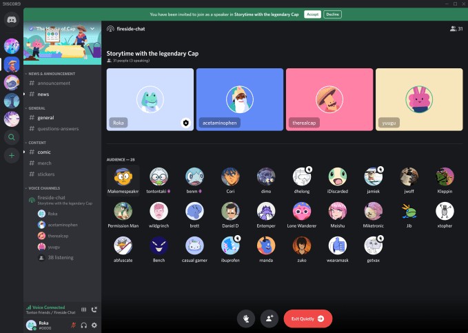 discord is launching new clubhouse-like channels for audio events