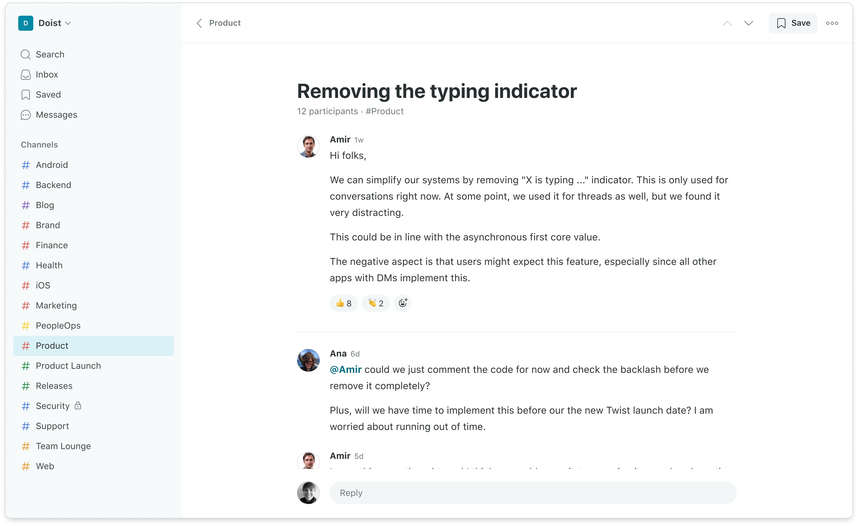doist redesigns twist, the slack alternative focused on async work
