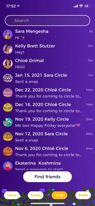 early snapchat employee debuts yoni circle, a social storytelling app for womxn