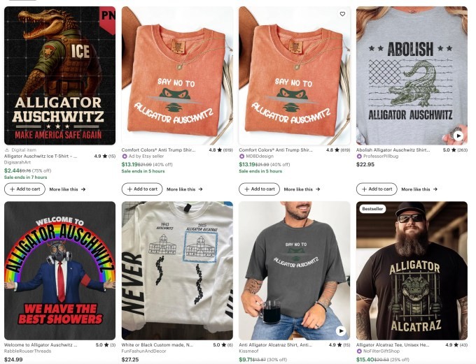 etsy faces user boycott over ‘alligator alcatraz’-branded products