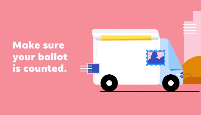 facebook and instagram will pin vote-by-mail explainers to top of feeds