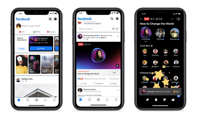 facebook launches an ‘audio’ hub in the us for podcasts, live audio and short-form clips