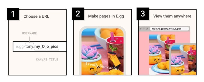 facebook launches e.gg, an experimental collage making app