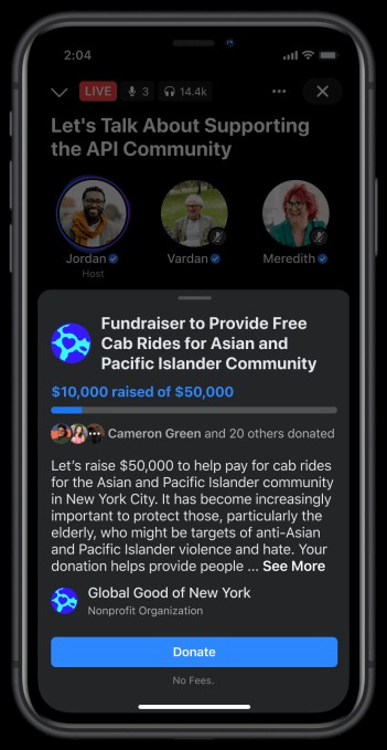 facebook officially launches live audio rooms and podcasts in the us