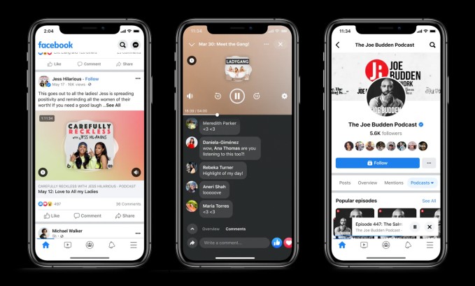 facebook officially launches live audio rooms and podcasts in the us