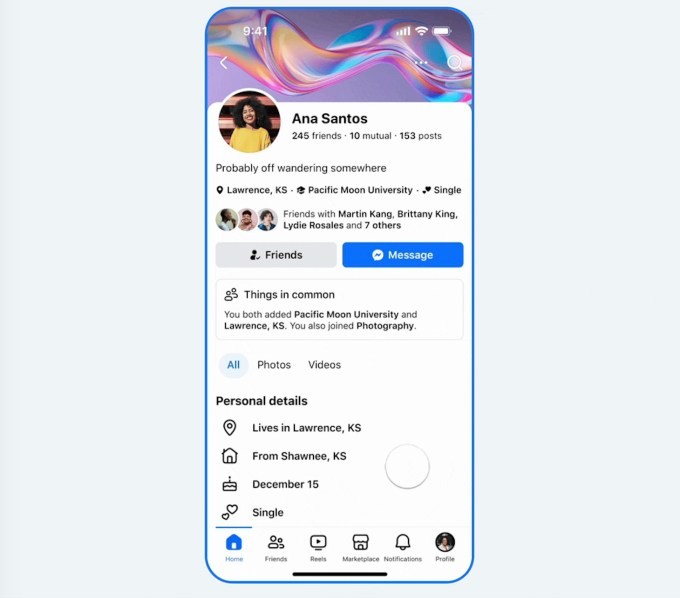 facebook redesign focuses on friends, photos, marketplace, and more