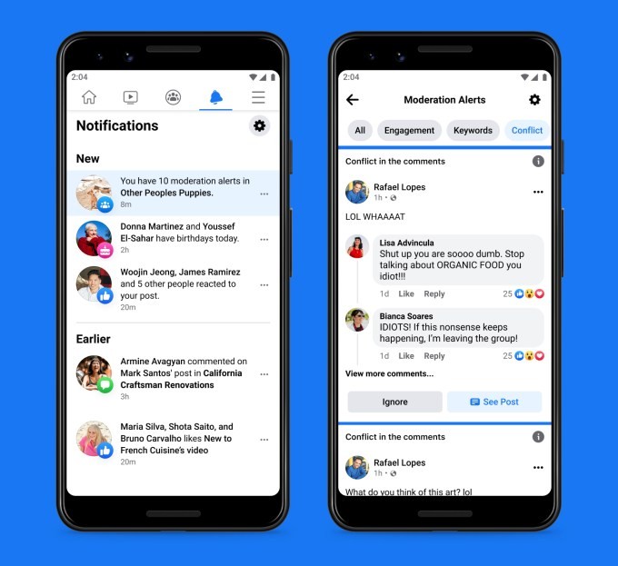 facebook rolls out new tools for group admins, including automated moderation aids