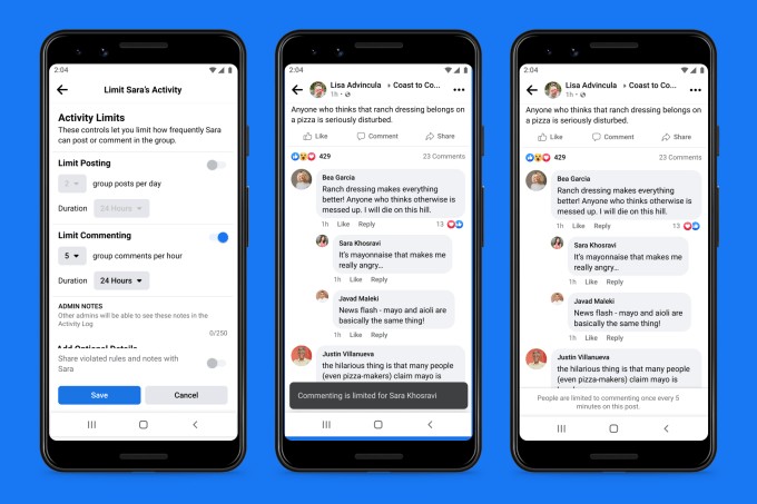 facebook rolls out new tools for group admins, including automated moderation aids