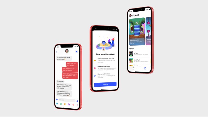 facebook’s messenger kids app redesigned to look more like messenger