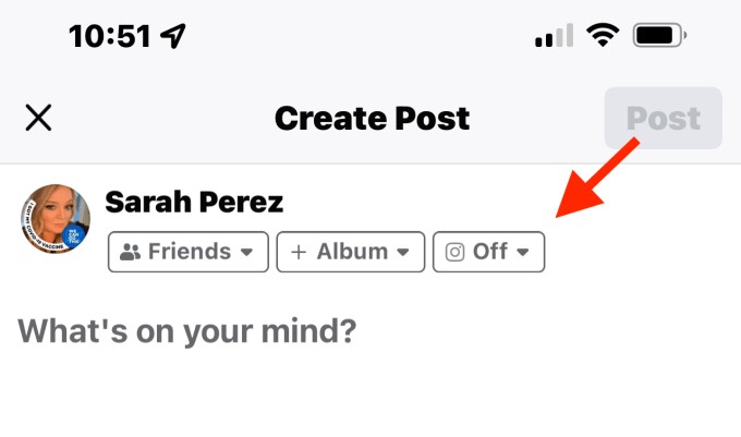 facebook tests a new option for cross-posting your facebook feed posts to instagram