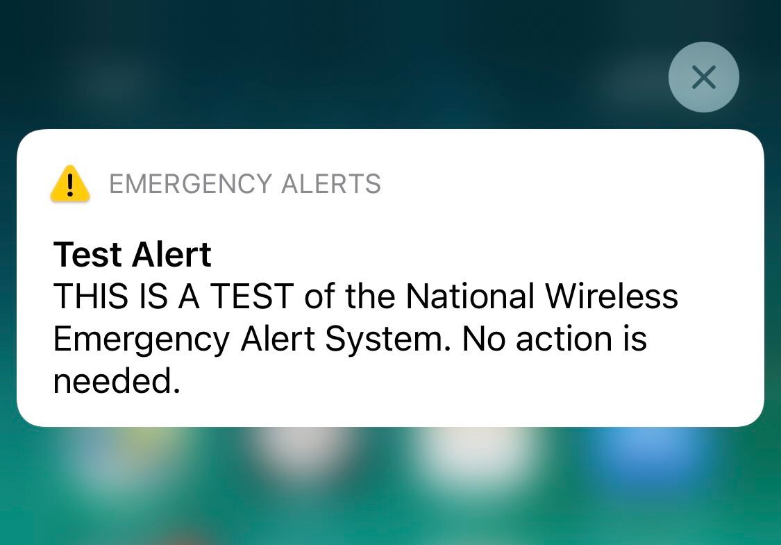 fema just tested the us national emergency alert system