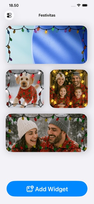 festivitas lets you decorate your apple devices with holiday lights and snow