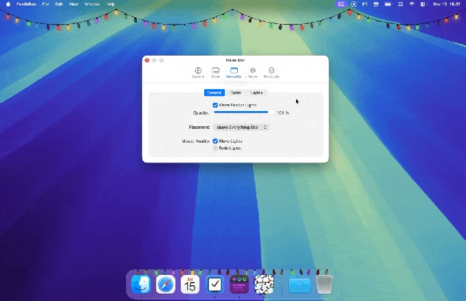 festivitas lets you decorate your apple devices with holiday lights and snow