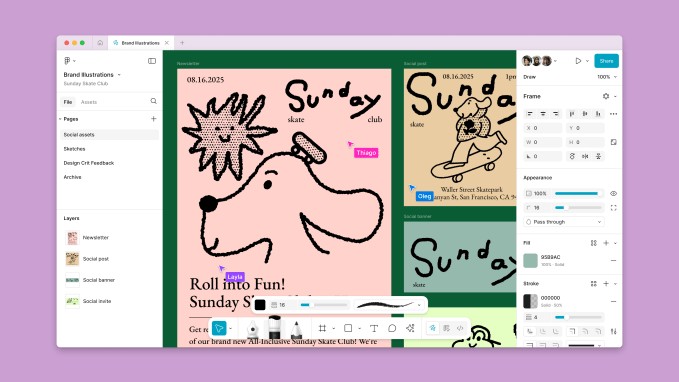 figma releases new ai-powered tools for creating sites, app prototypes, and marketing assets