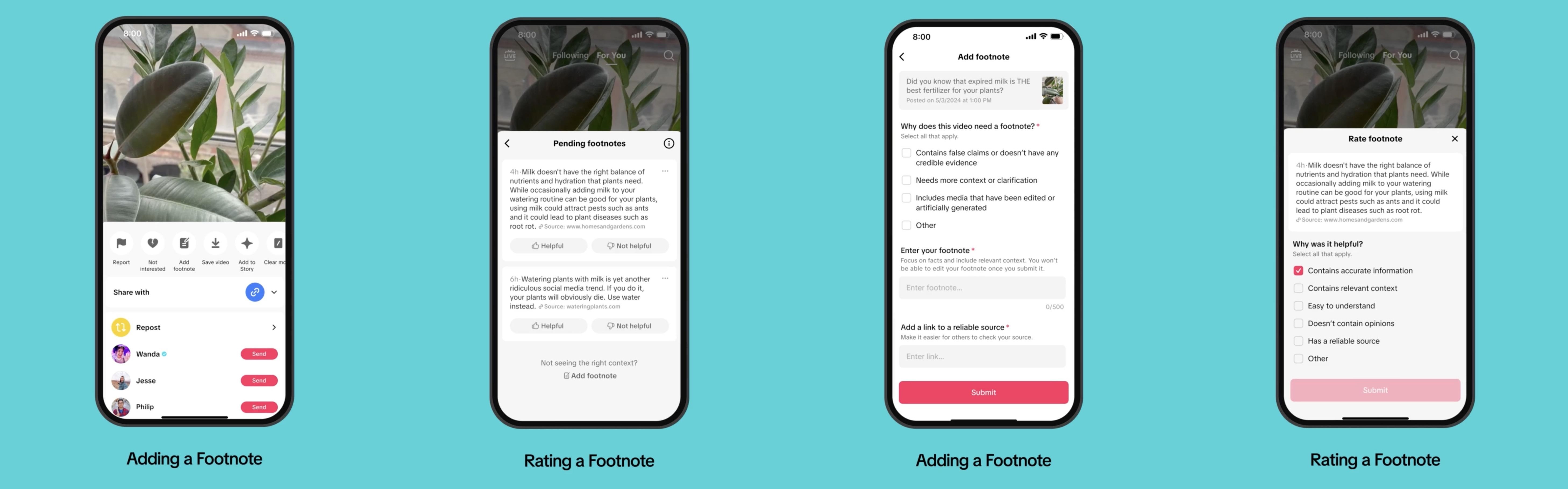 footnotes, tiktok’s crowdsourced fact-checks, launches in the us