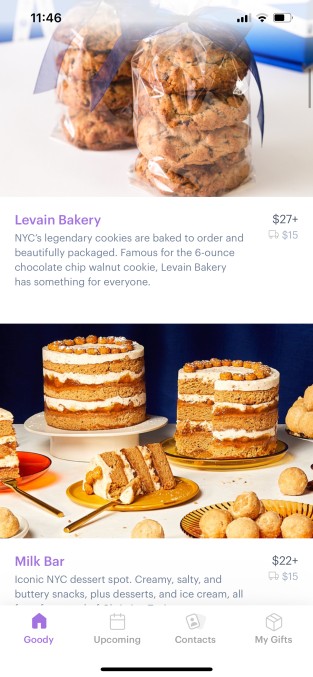 gift-giving mobile app goody nabs more capital to scale in time for the holidays