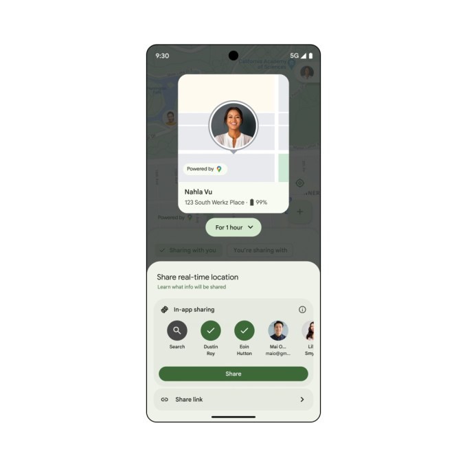 google’s march pixel drop adds ai-powered scam detection and live location sharing with friends