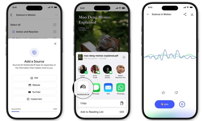 google’s notebooklm android and ios apps are available for preorder