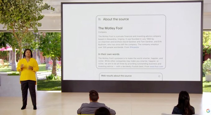 google search update will provide more context about websites, including descriptions and what others say