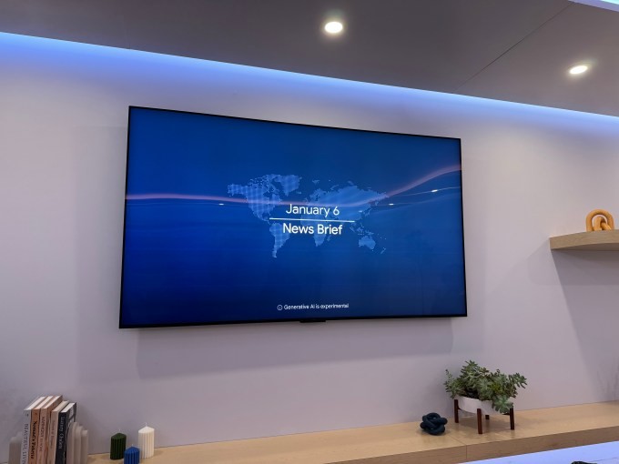 google unveils an ai-powered tv that summarizes the news for you at ces 2025