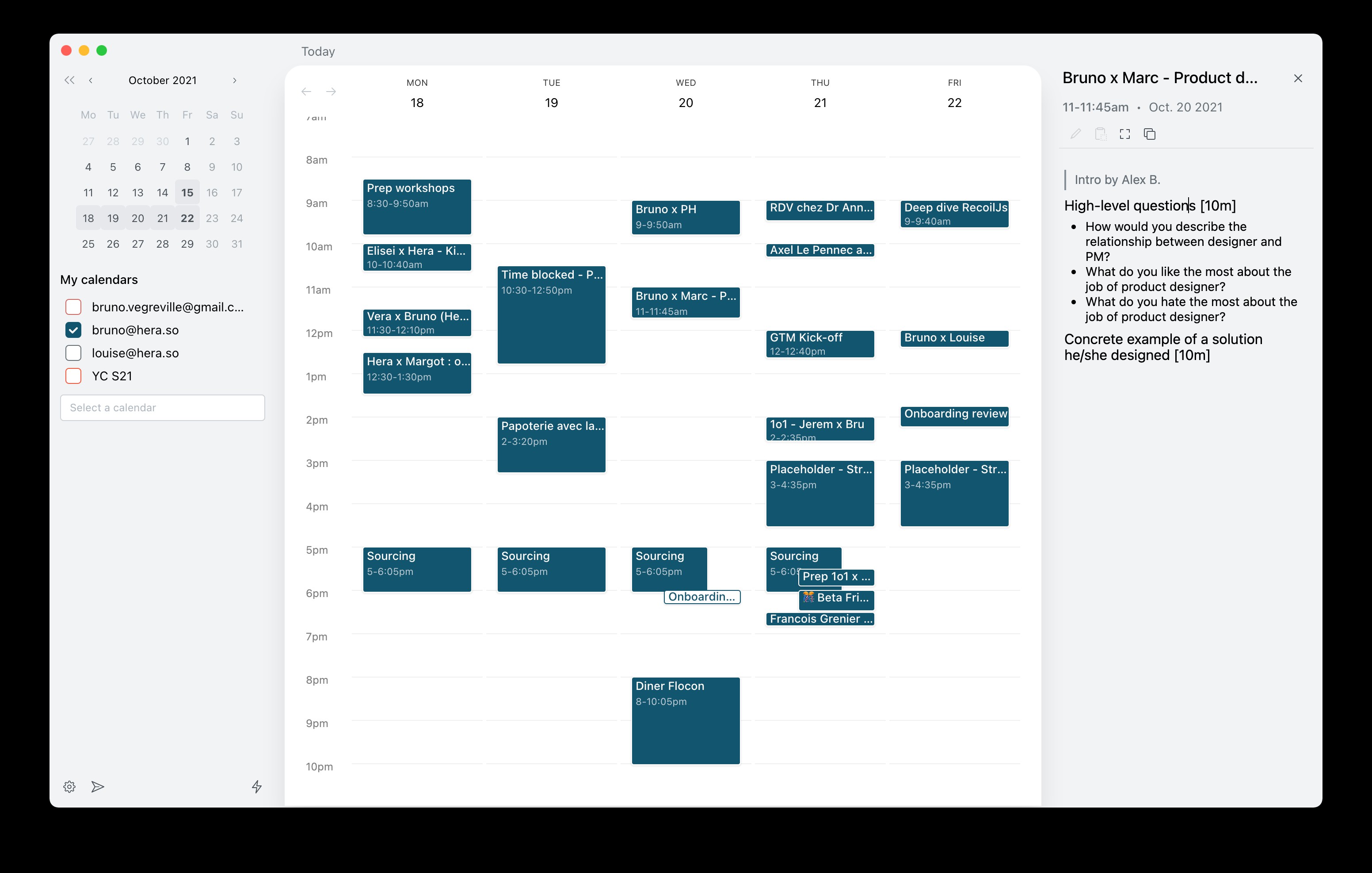 hera is a new calendar app for people with a lot of virtual meetings