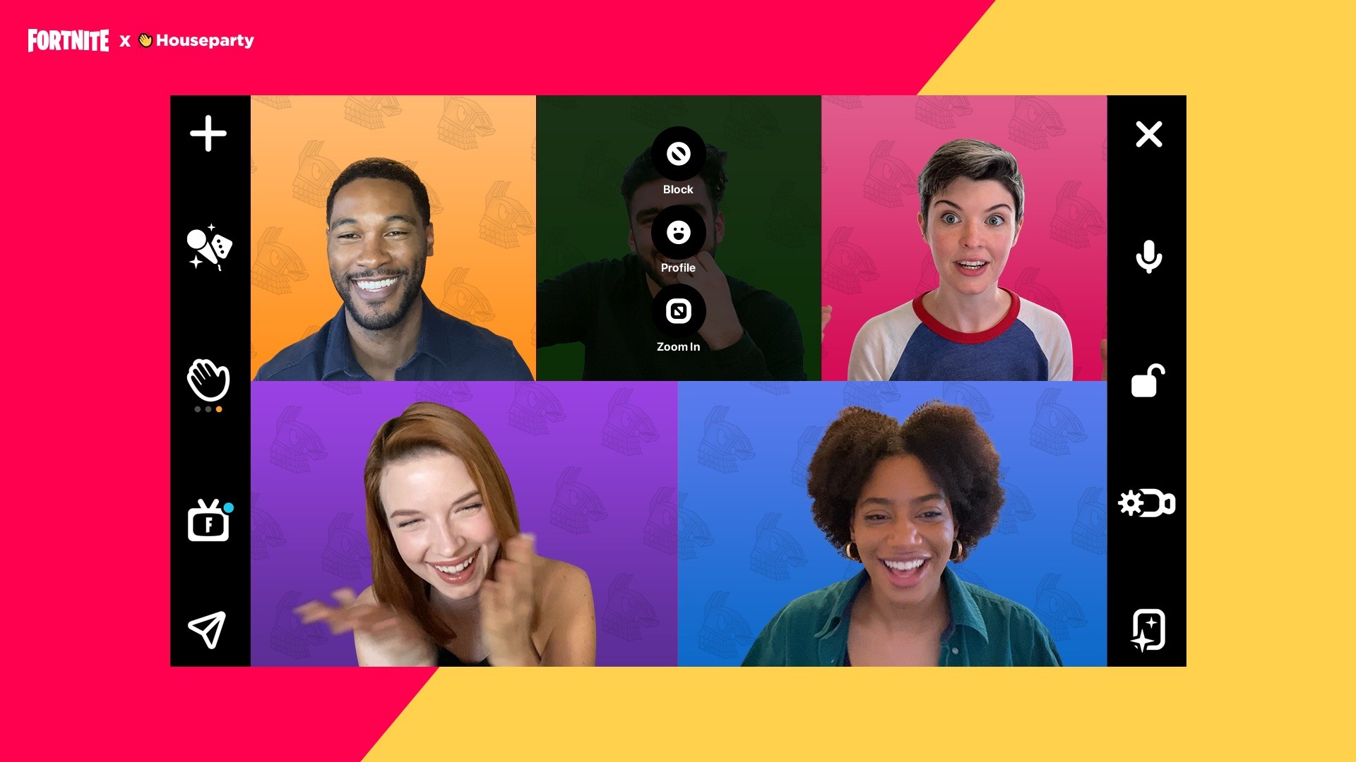 houseparty adds ‘fortnite mode,’ bringing video chat to the popular game
