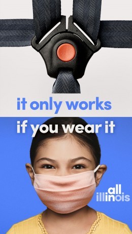 illinois is taking a data-driven approach to its mask-wearing ad campaign