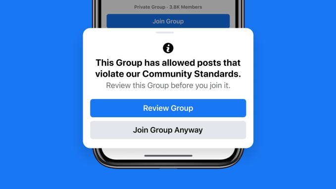 in expanded crackdown, facebook increases penalties for rule-breaking groups and their members