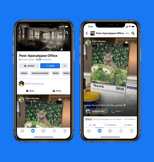 in growing battle with tiktok, facebook to test ‘facebook reels’ in the us