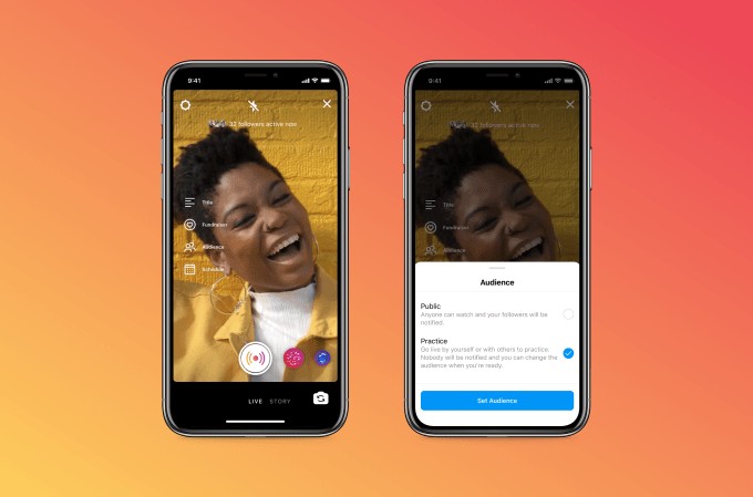 instagram adds scheduling and ‘practice mode’ features for live creators