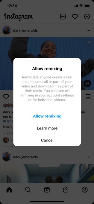 instagram now allows creators to ‘remix’ any public videos, not just reels