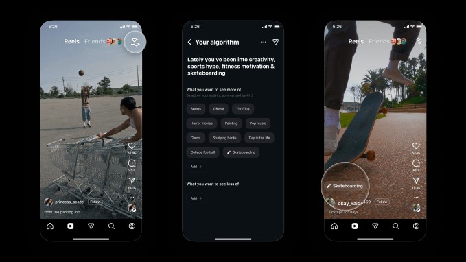instagram’s new ‘your algorithm’ tool gives you more control over the reels you see