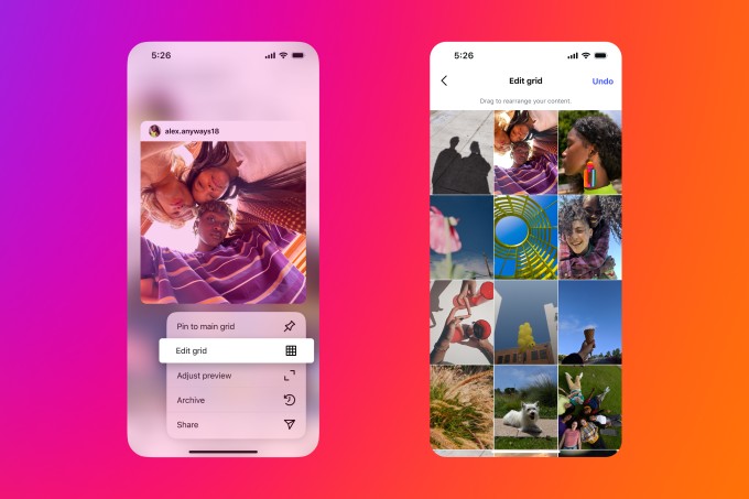 instagram will finally let you rearrange your grid