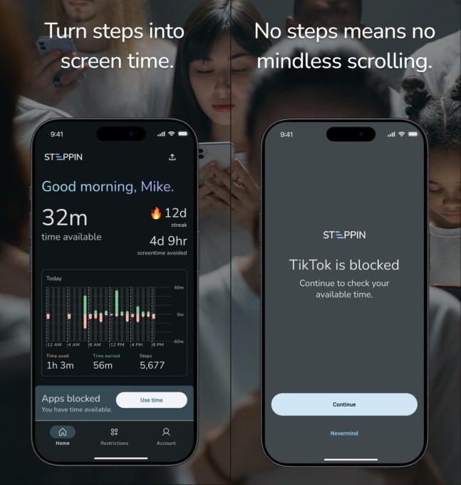 kayak founder returns with steppin, an app that locks you out of social media until you go for a walk