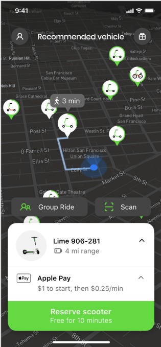 lime launches app-less rides and no fee reservations to get more people riding